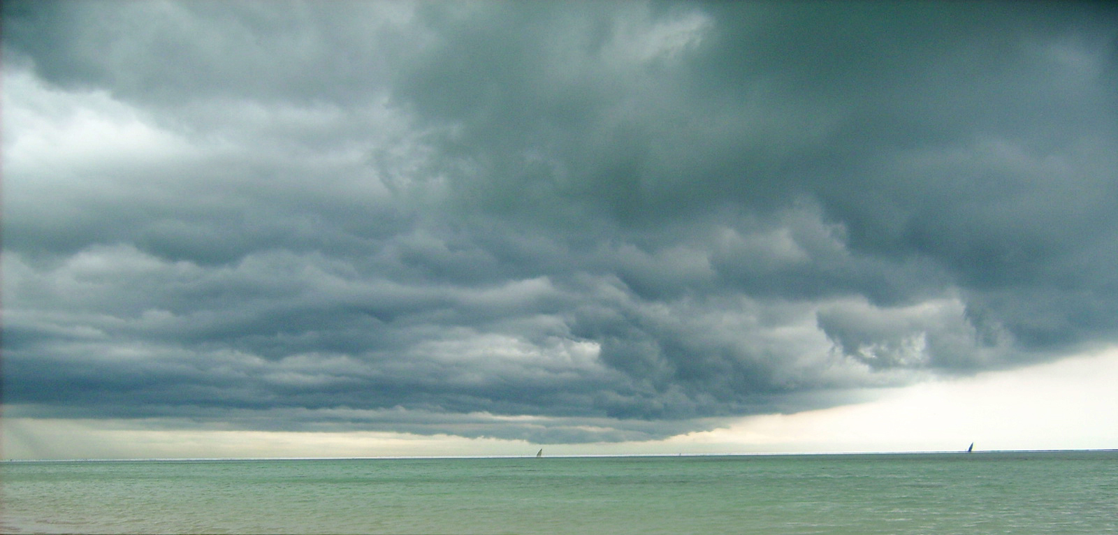 Clouds on the  sea